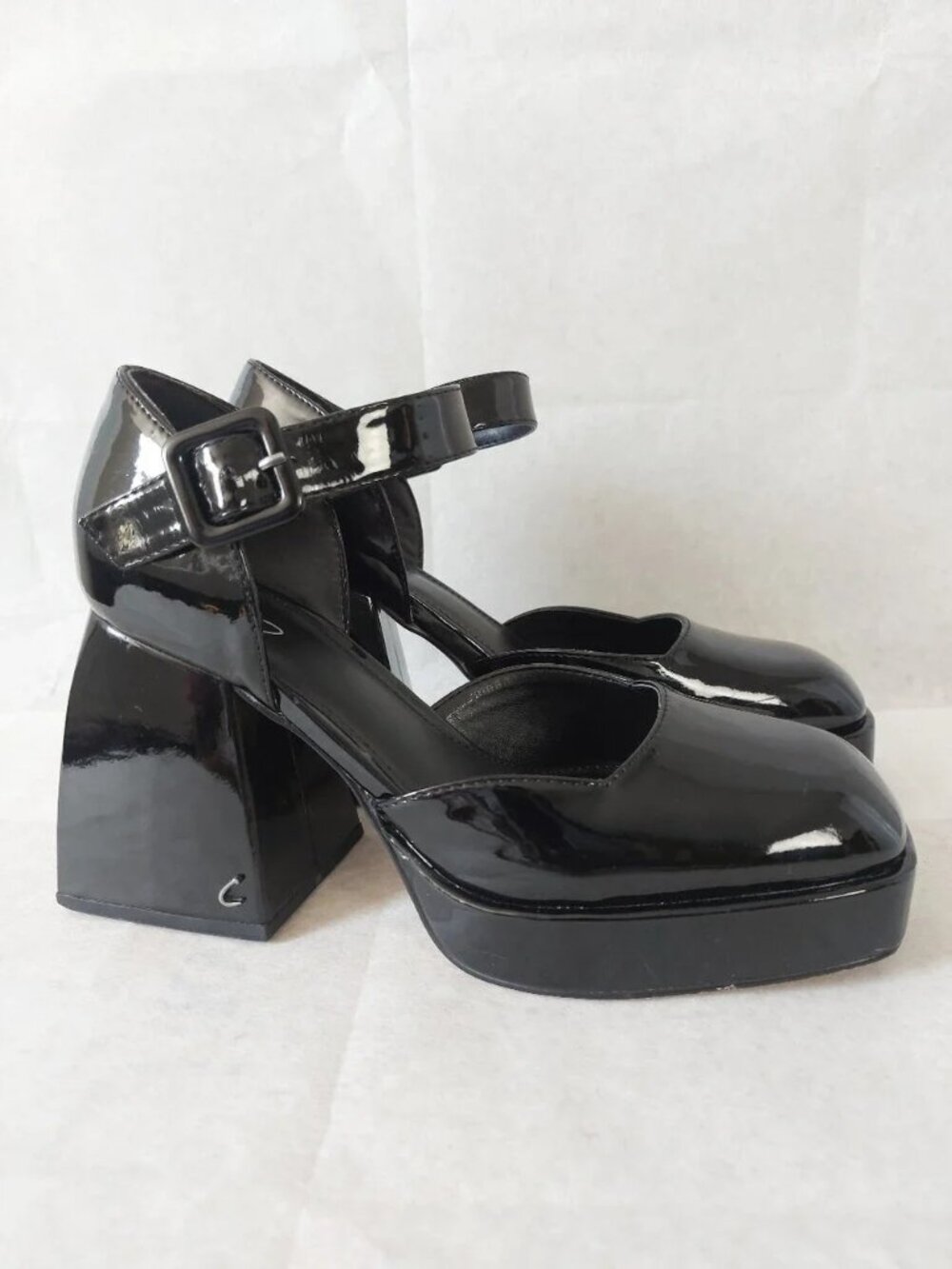 Circus By Sam Edelman Karlie Platform Mary Jane Pumps Patent Leather 7.5 Witchy - Picture 3 of 11